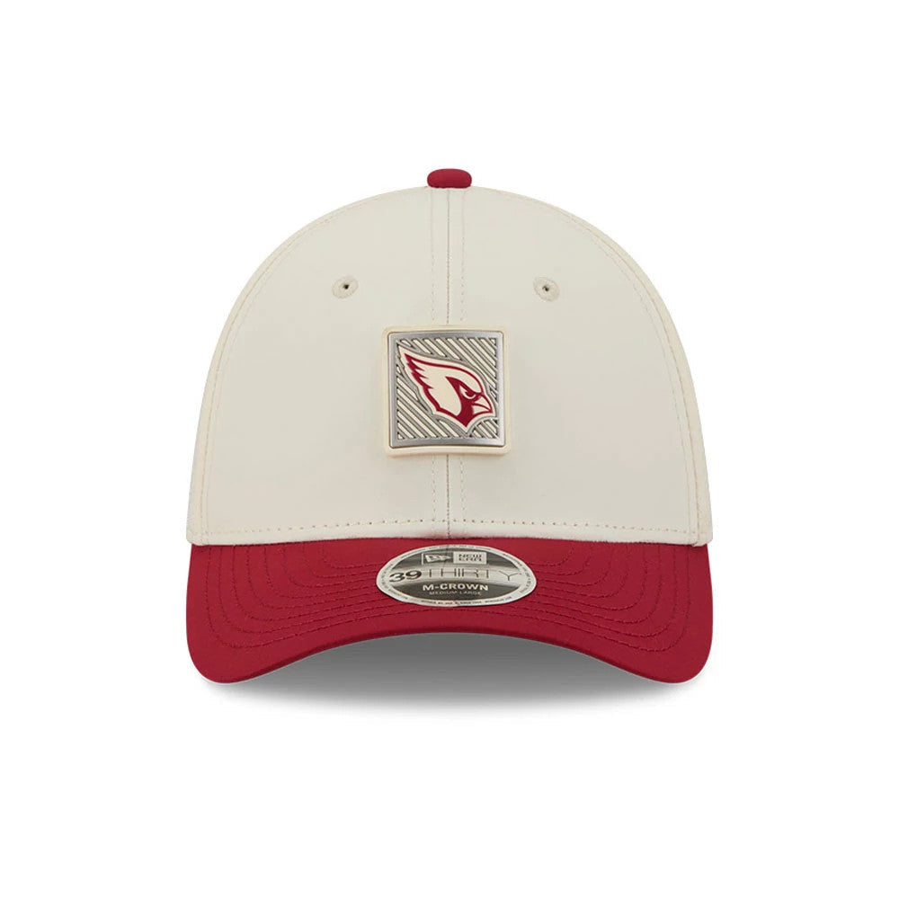 Arizona Cardinals NFL Training 2026 White 39THIRTY M-Crown Stretch Fit Cap-Benirox