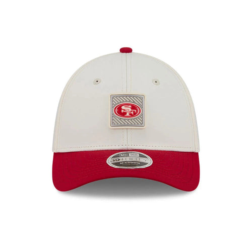 49ers NFL Training 2026 White 39THIRTY M-Crown Stretch Fit Cap-Benirox