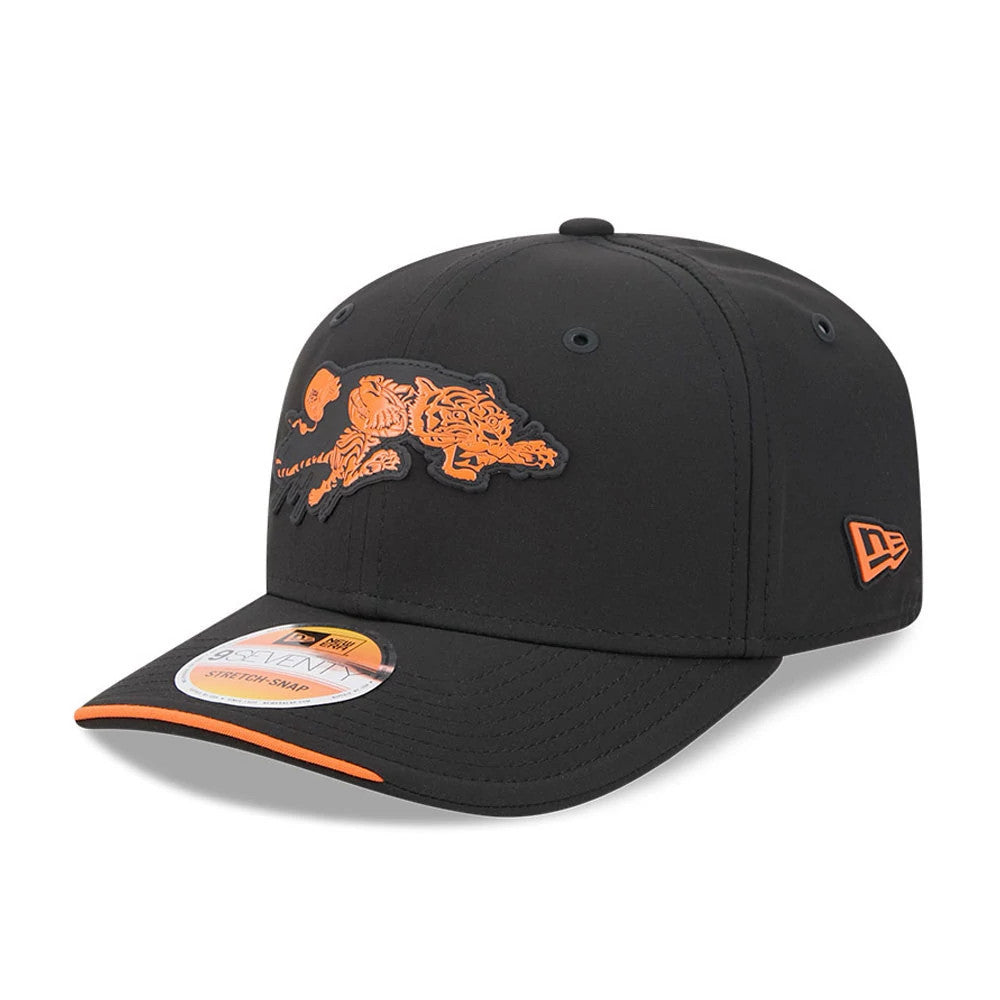Bengals NFL Sideline 2026 Black 9SEVENTY Stretch Snap Adjustable Cap-Benirox