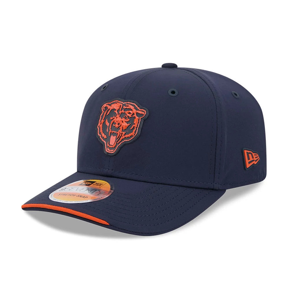 Chicago Bears NFL Sideline 2026 Navy 9SEVENTY Stretch Snap Adjustable Cap-Benirox