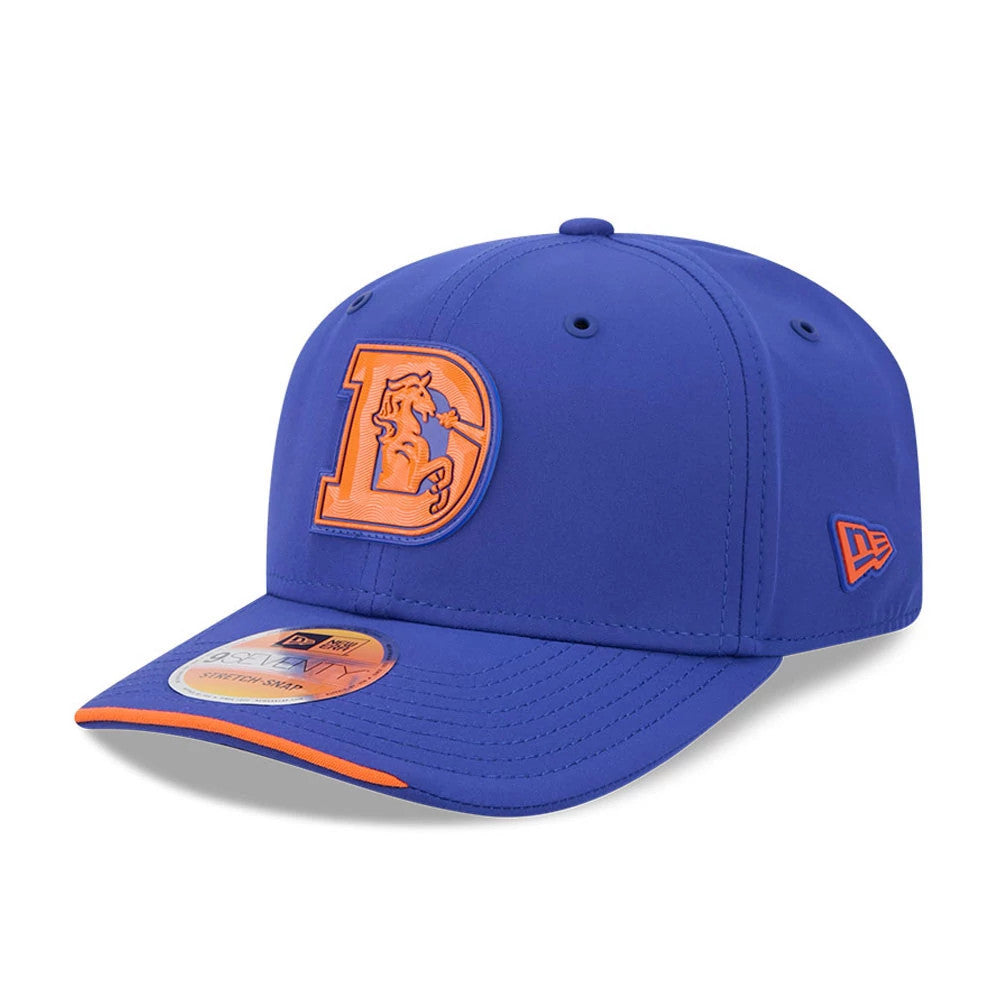 Broncos NFL Sideline 2026 Blue 9SEVENTY Stretch Snap Adjustable Cap-Benirox