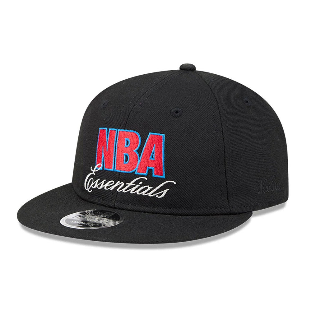 FOG x NBA Logo Black Retro Crown 9FIFTY Snapback Adjustable Cap-Benirox