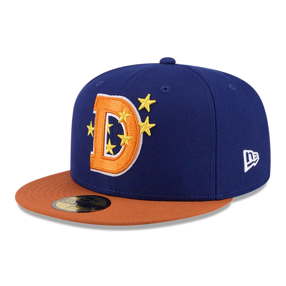 Durham Bulls MiLB Theme Night Navy 59FIFTY Fitted Cap-Benirox