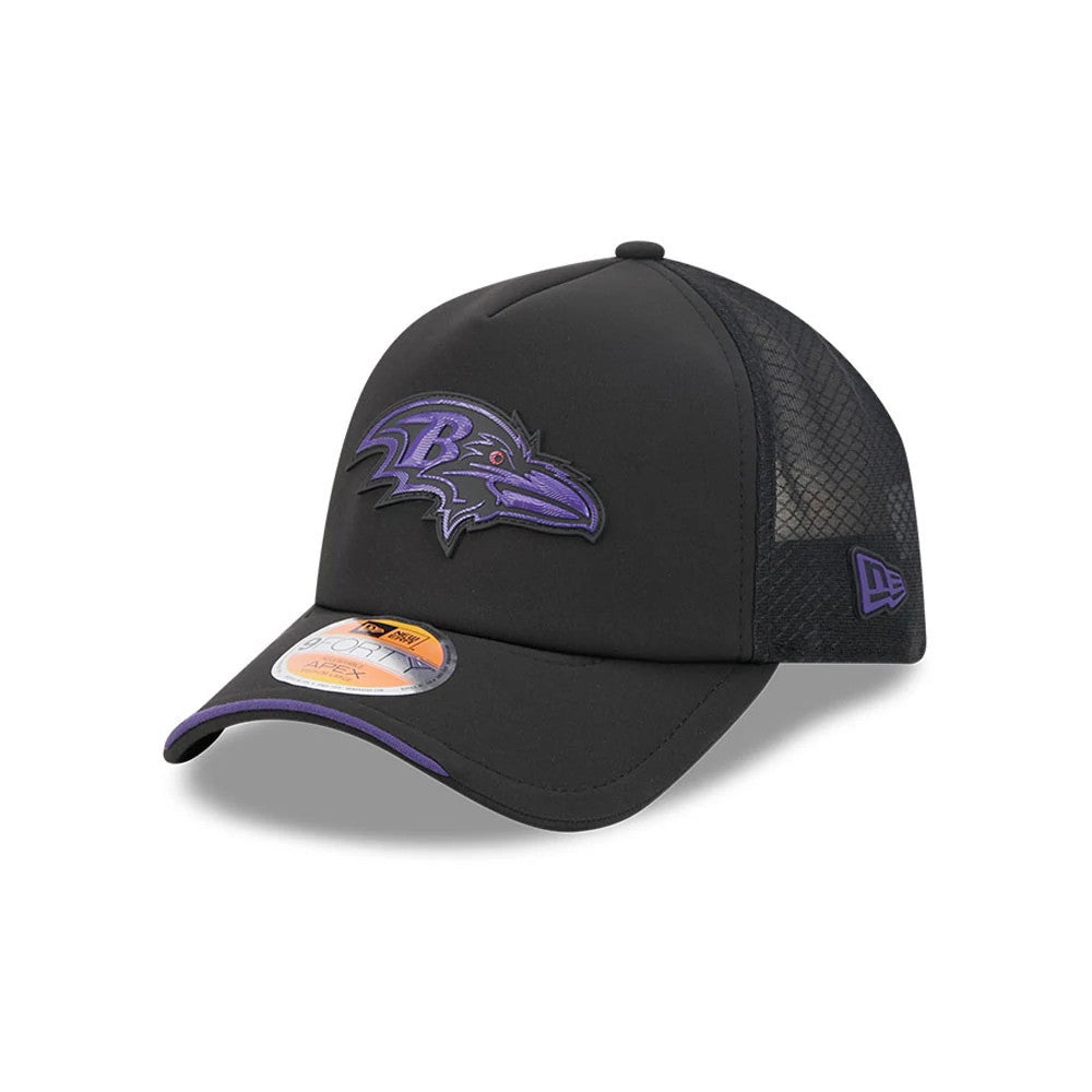 Baltimore Ravens NFL Sideline 2026 Black 9FORTY Apex Adjustable Cap-Benirox