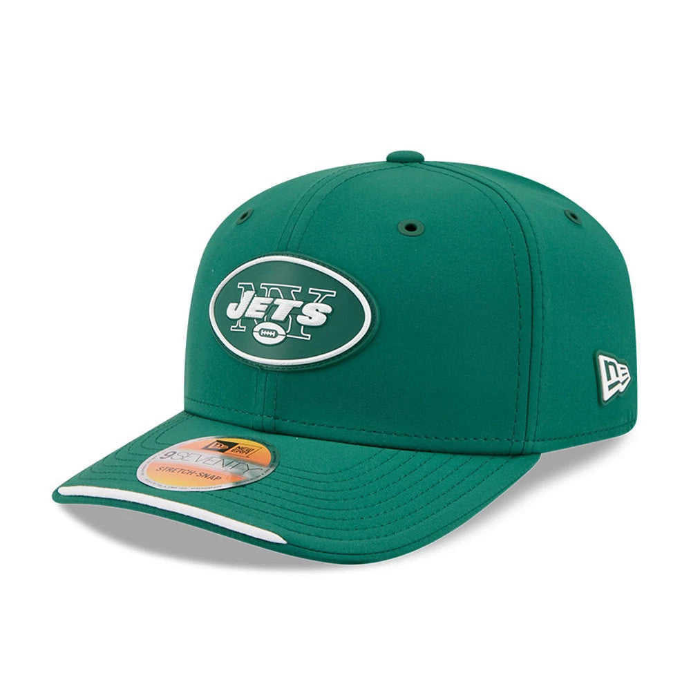 Jets NFL Sideline 2026 Green 9SEVENTY Stretch Snap Adjustable Cap-Benirox