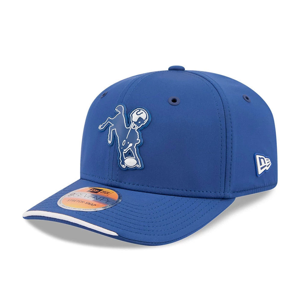 Colts NFL Sideline 2026 Blue 9SEVENTY Stretch Snap Adjustable Cap-Benirox