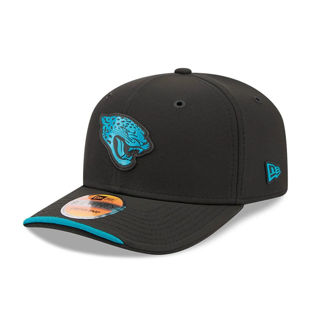 Jaguars NFL Sideline 2026 Black 9SEVENTY Stretch Snap Adjustable Cap-Benirox