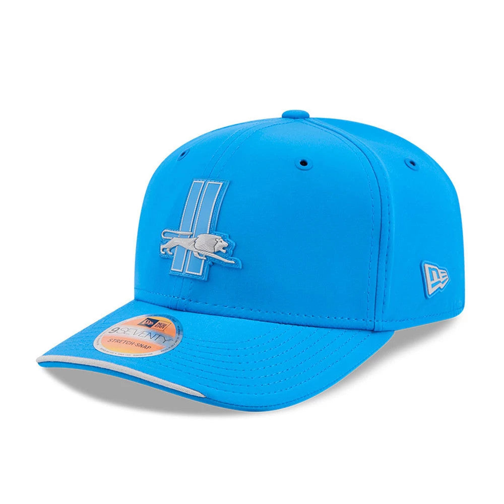 Detroit Lions NFL Sideline 2026 Blue 9SEVENTY Stretch Snap Adjustable Cap-Benirox