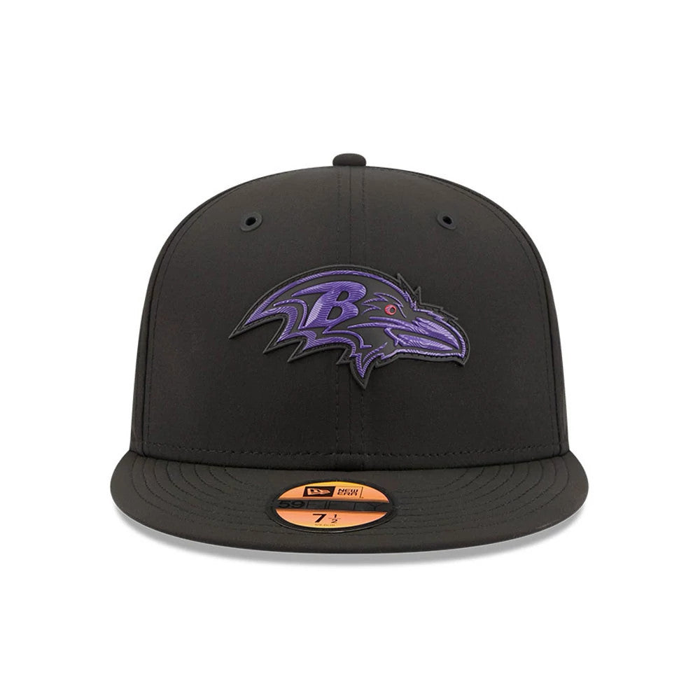 Baltimore Ravens NFL Sideline 2026 Black 59FIFTY Fitted Cap-Benirox