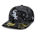 Chicago White Sox MLB All Over Paisley Black Low Profile 59FIFTY Fitted Cap-Benirox