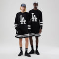 LA Dodgers MLB Black Oversized Long Sleeve T-Shirt-Benirox