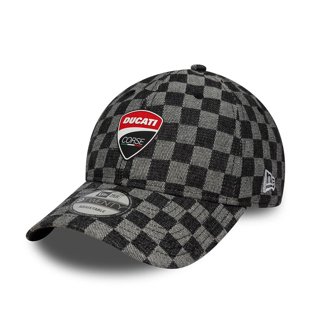 Ducati Motor All Over Print Black 9TWENTY Adjustable Cap-Benirox
