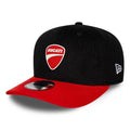 Ducati Motor Contrast Visor Black 9SEVENTY Stretch Snap Adjustable Cap-Benirox