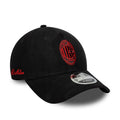 AC Milan Faux Suede Black 9FORTY M-Crown Adjustable Cap-Benirox