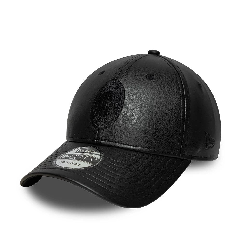 AC Milan PU Black 9FORTY Adjustable Cap-Benirox