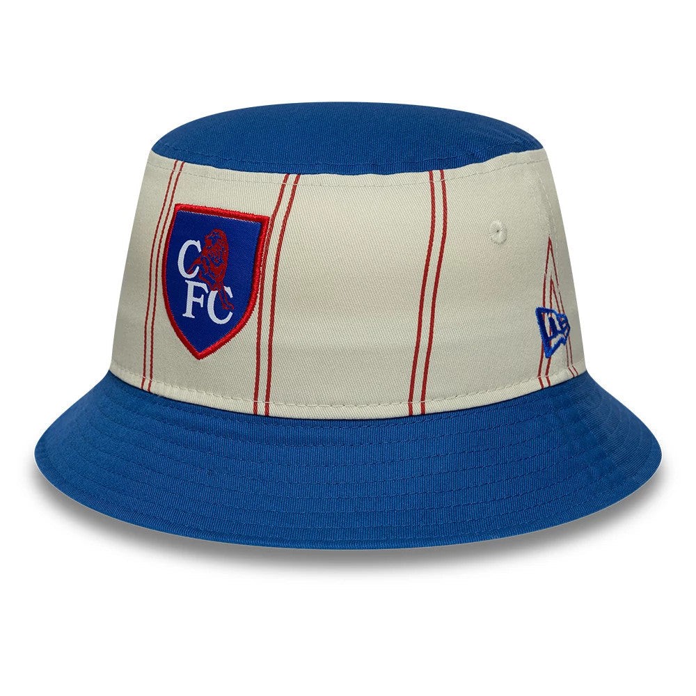 Chelsea FC 92 Cream & Blue Bucket Hat-Benirox