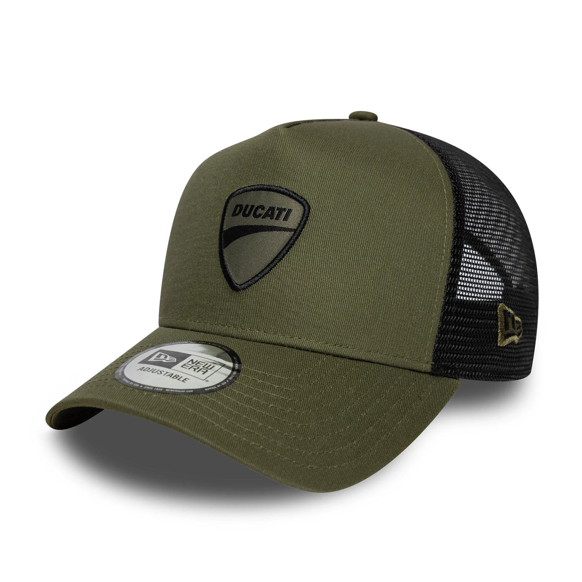 Ducati Motor Core Green 9FORTY E-Frame Trucker Adjustable Cap-Benirox