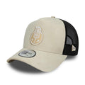 FC Porto Faux Suede Cream 9FORTY A-Frame Trucker Adjustable Cap-Benirox