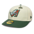 LA Angels MLB Pin Cream & Dark Green 59FIFTY Fitted Cap-Benirox