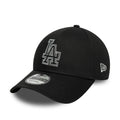 LA Dodgers MLB Metallic Outline Black 9FORTY Adjustable Cap-Benirox