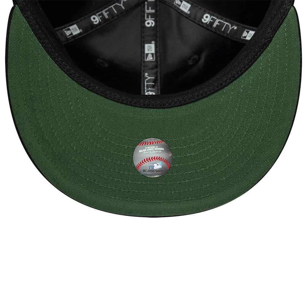 Atlanta Braves MLB Heritage Black Retro Crown 9FIFTY Adjustable Cap-Benirox