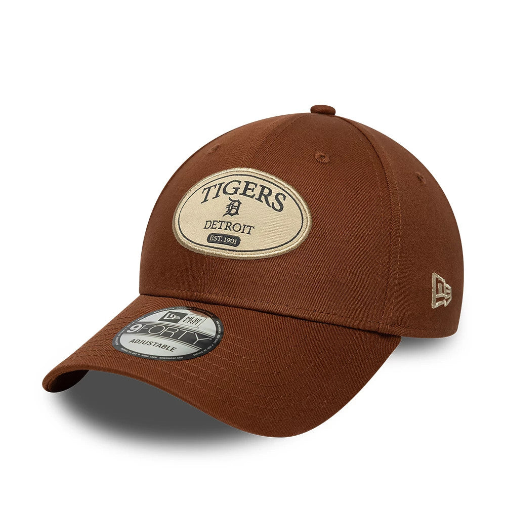 Detroit Tigers MLB Patch Brown 9FORTY Adjustable Cap-Benirox