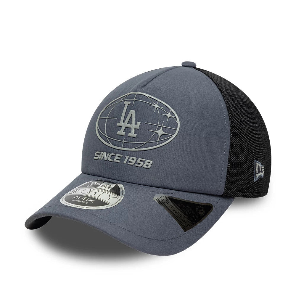 LA Dodgers MLB Graphic Grey 9FORTY Apex Adjustable Cap-Benirox