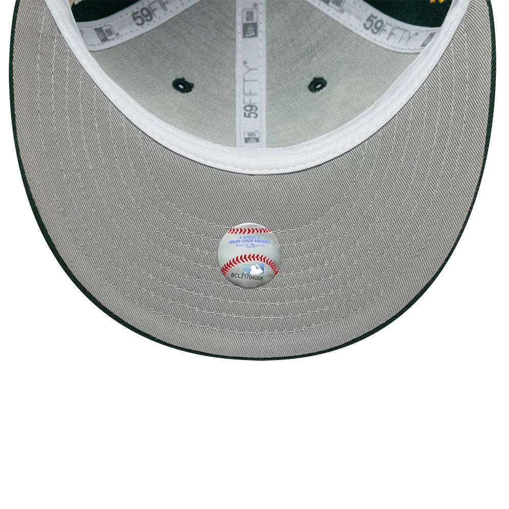 Athletics MLB Historic Dark Green Low Profile 59FIFTY Fitted Cap-Benirox