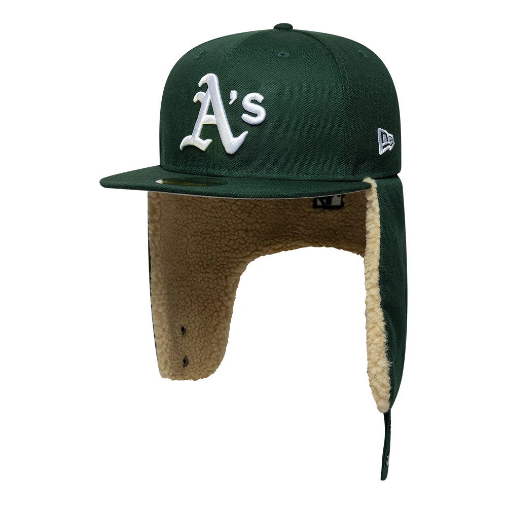 Athletics MLB World Series Dark Green Dogear 59FIFTY Fitted Cap-Benirox