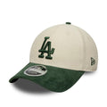 LA Dodgers MLB Cord Cream & Green 9FORTY M-Crown Adjustable Cap-Benirox