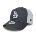 LA Dodgers MLB League Essential Grey 9FORTY A-Frame Trucker Adjustable Cap-Benirox