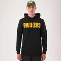 Green Bay Packers NFL Sideline 2026 Black Double Sleeve Hoodie-Benirox