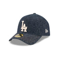 Dodgers MLB Herringbone Denim Navy 59FORTY A-Frame Fitted Cap-Benirox