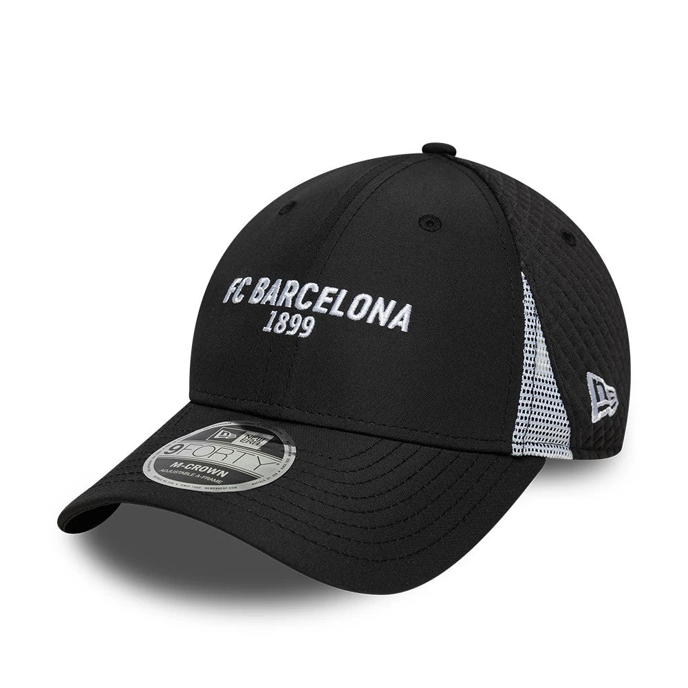 FC Barcelona Featherweight Poly Black 9FORTY M-Crown Adjustable Cap-Benirox