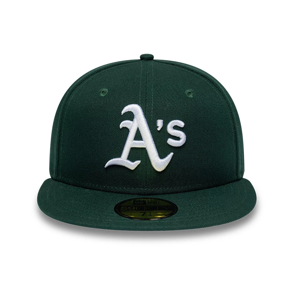 Athletics MLB League Essential Dark Green 59FIFTY Fitted Cap-Benirox