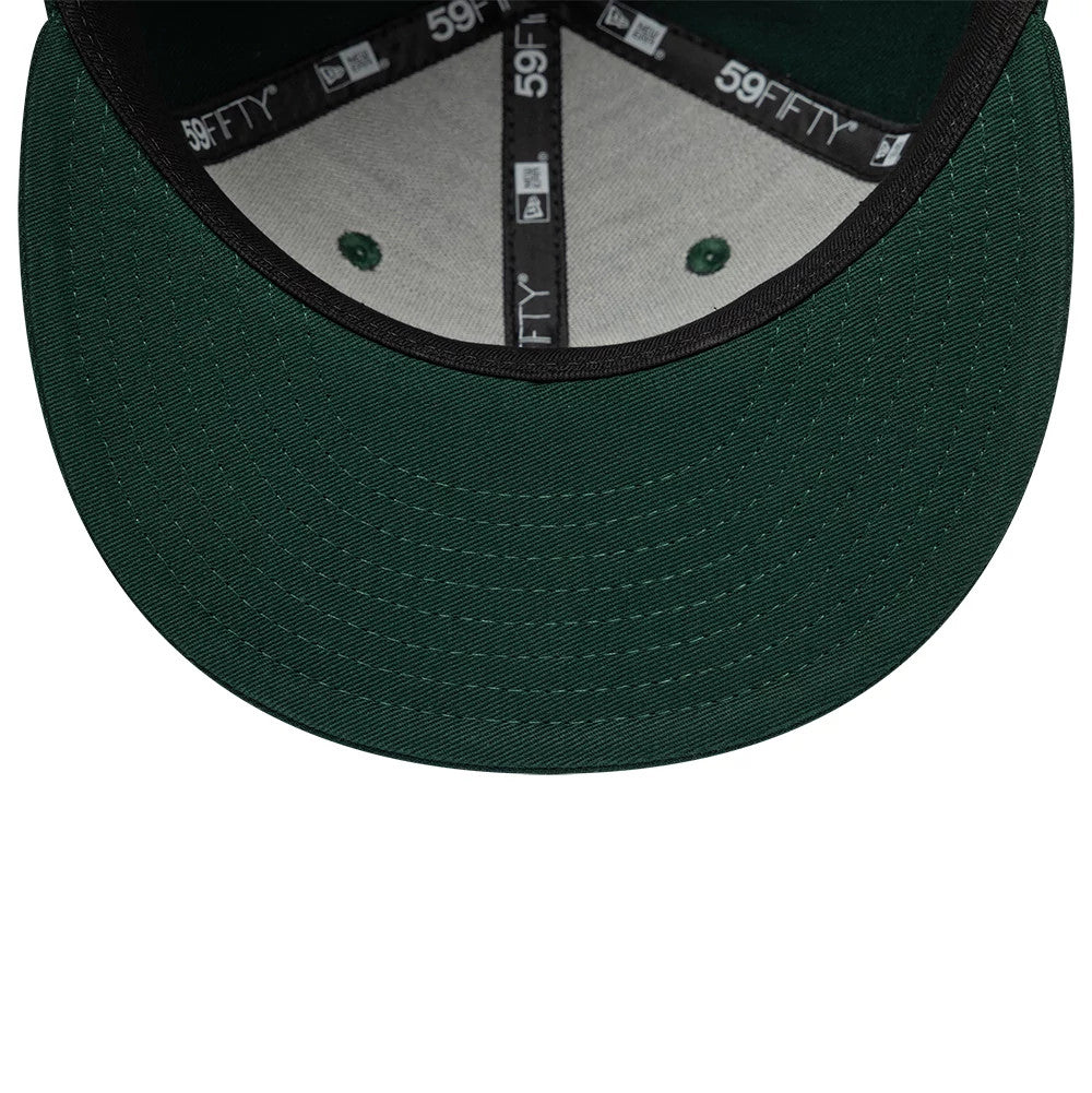 Athletics MLB League Essential Dark Green 59FIFTY Fitted Cap-Benirox