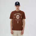 Detroit Tigers MLB Graphic Brown T-Shirt-Benirox