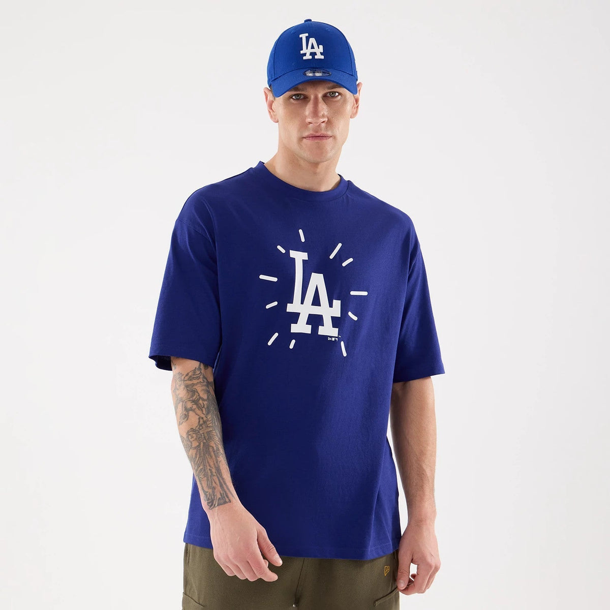 LA Dodgers MLB 59FIFTY Day Graphic Dark Blue T-Shirt-Benirox