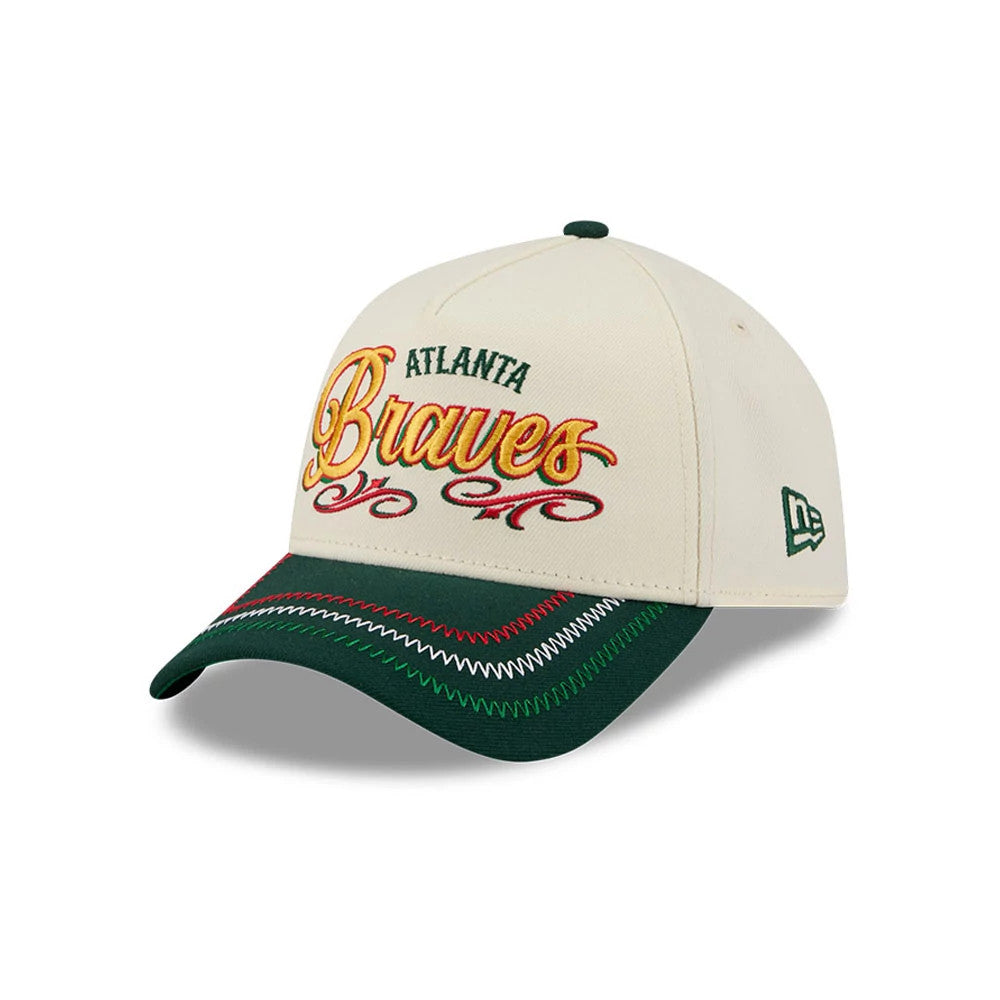 Atlanta Braves MLB Cinco De Mayo Cream 9FORTY A-Frame Adjustable Cap-Benirox