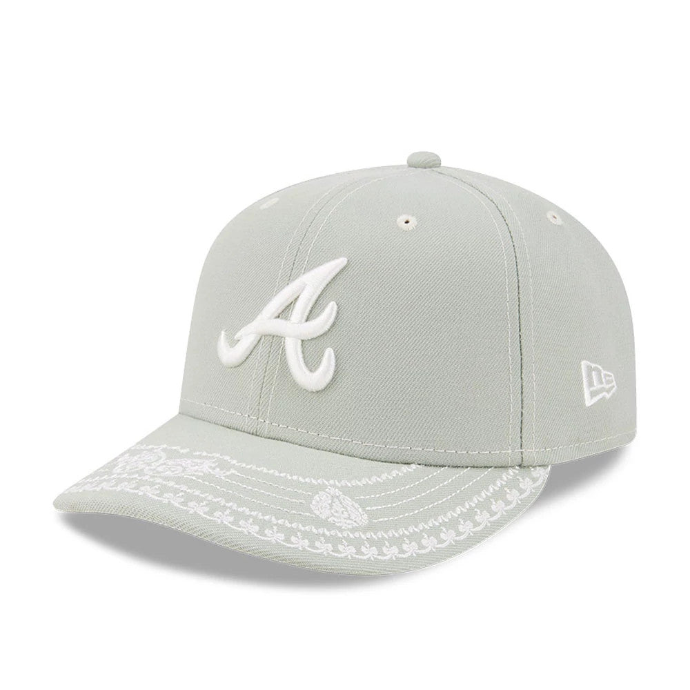 Atlanta Braves MLB Pastel Green 59FIFTY Fitted Cap-Benirox