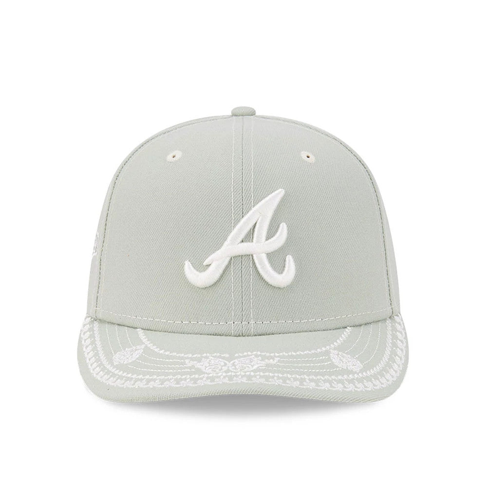 Atlanta Braves MLB Pastel Green 59FIFTY Fitted Cap-Benirox