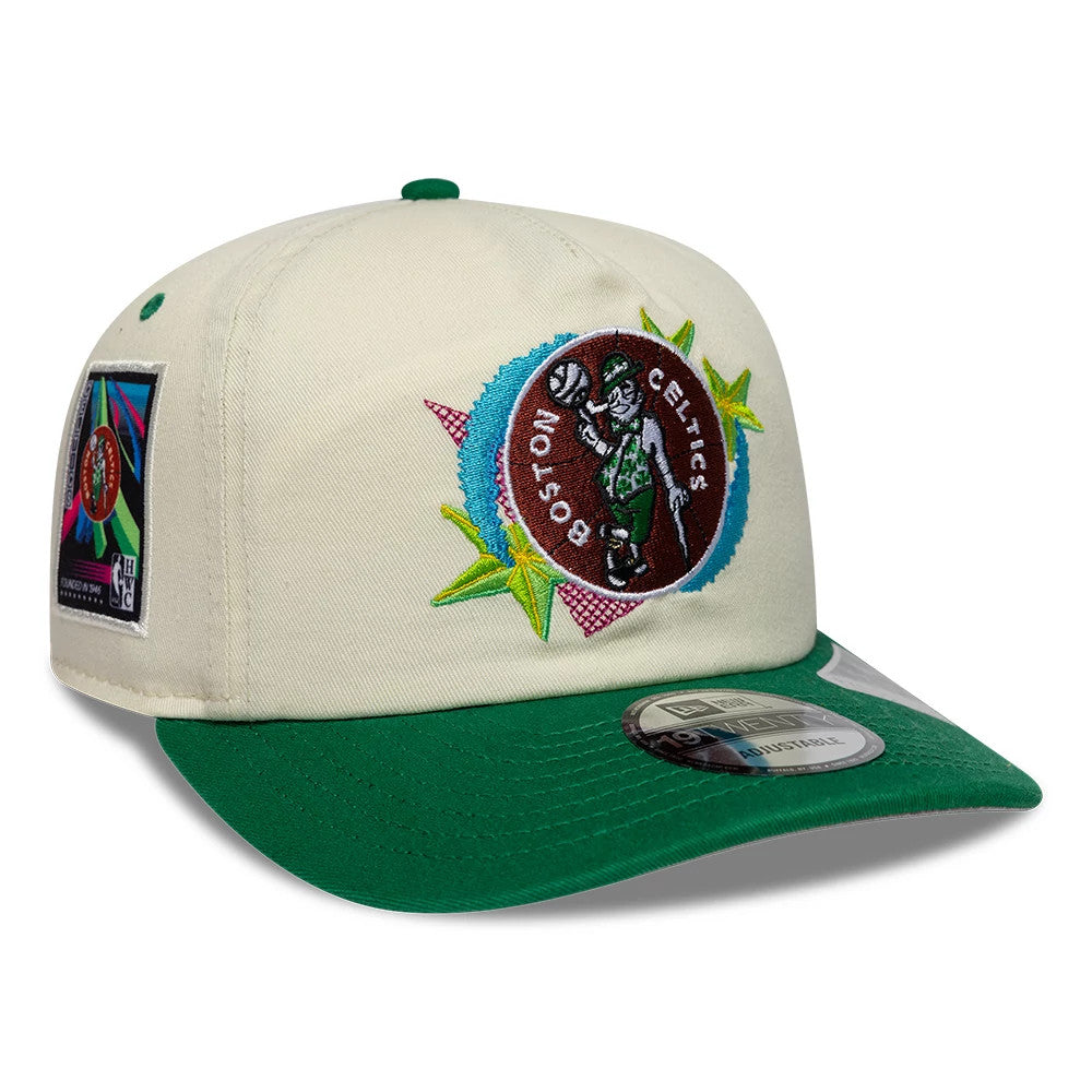 Boston Celtics NBA Hardwood Classic Cream & Green 19TWENTY Adjustable Cap-Benirox