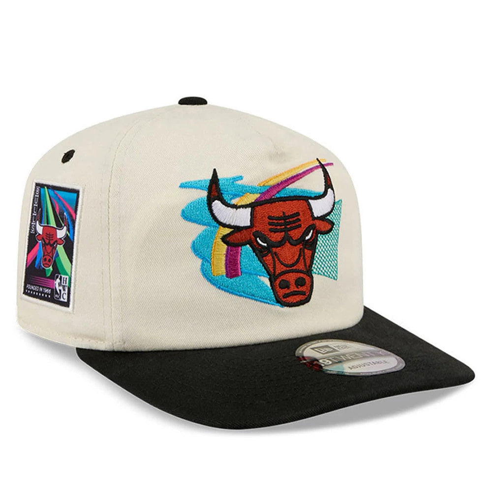 Chicago Bulls NBA Hardwood Classic Cream & Black 19TWENTY Adjustable Cap-Benirox
