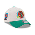 Boston Celtics NBA Hardwood Classic Light Beige 9FORTY A-Frame Adjustable Cap-Benirox