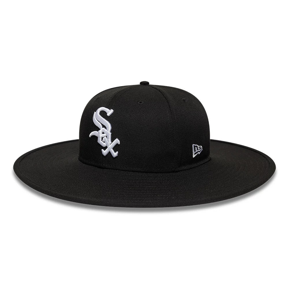 Chicago White Sox MLB 6 Panel Black Fitted Bucket Hat-Benirox