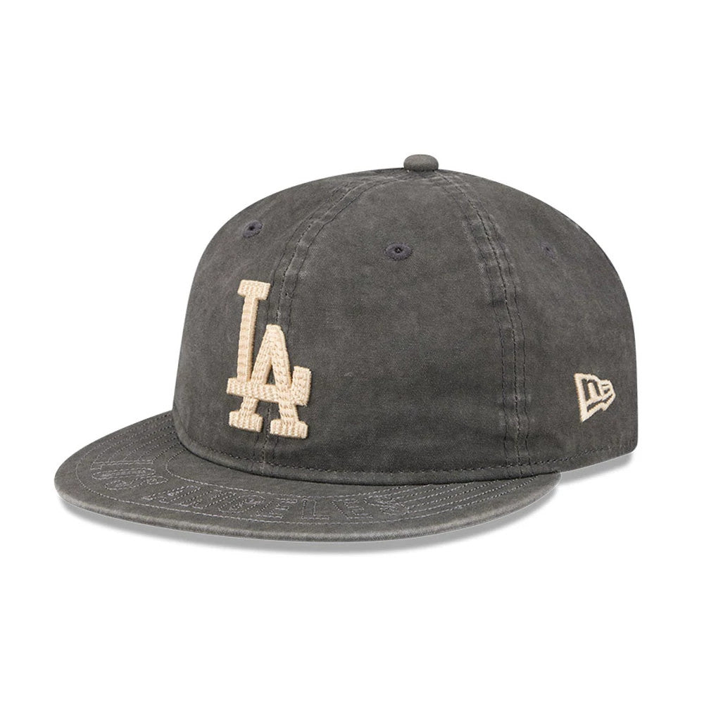 LA Dodgers MLB 59FIFTY Day Black Retro Crown 59FIFTY Fitted Cap-Benirox