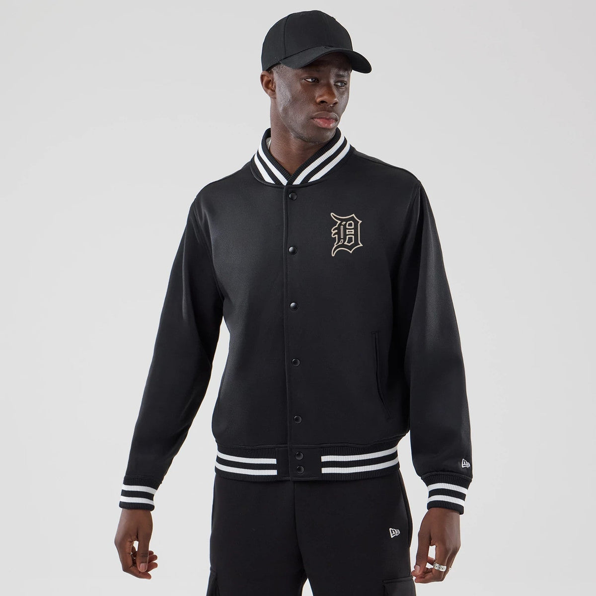 Detroit Tigers MLB Jersey Bomber Black Jacket-Benirox