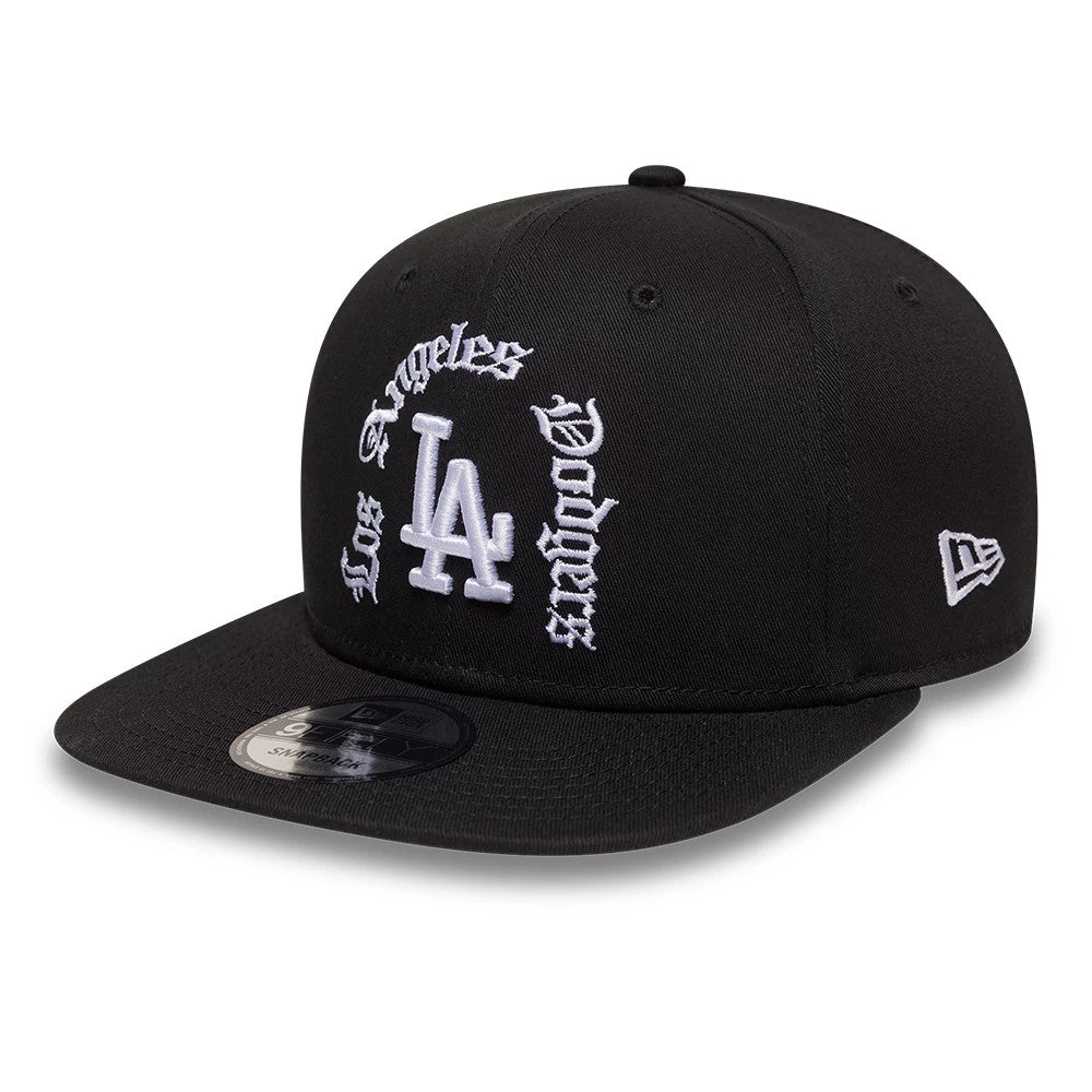 LA Dodgers MLB Black 9FIFTY Snapback Adjustable Cap-Benirox