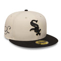Chicago White Sox MLB Side Script Cream & Black 59FIFTY Fitted Cap-Benirox