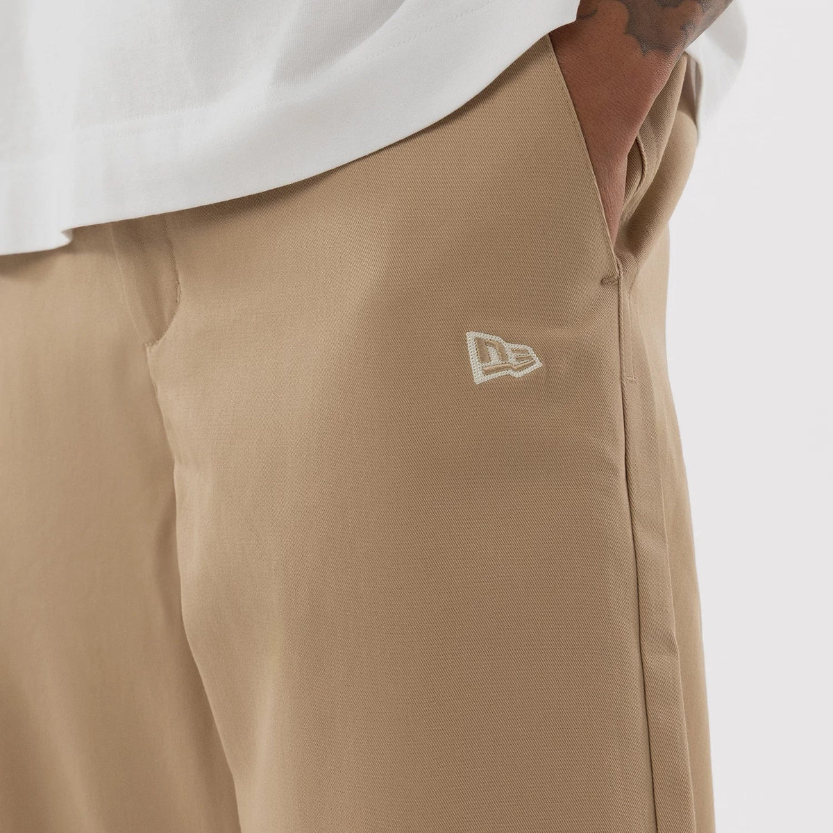 Athletics MLB Beige Woven Chinos-Benirox